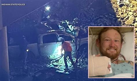 Fishermen investigating something shiny led to ‘miracle’ rescue of Indiana man trapped in crashed truck for days, police say